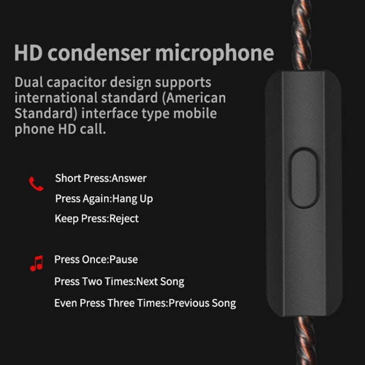 Écouteurs intra-auriculaires HiFi KZ AS10 à dix unités, sans microphone